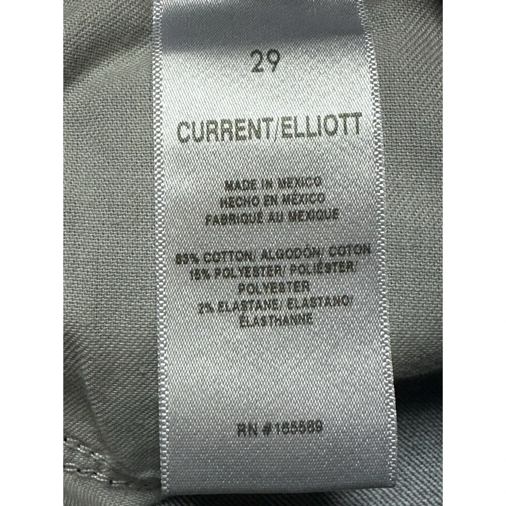 NEW Current/Elliott Womens Size 29 Side Street High Rise Flare Medium Wash Jeans